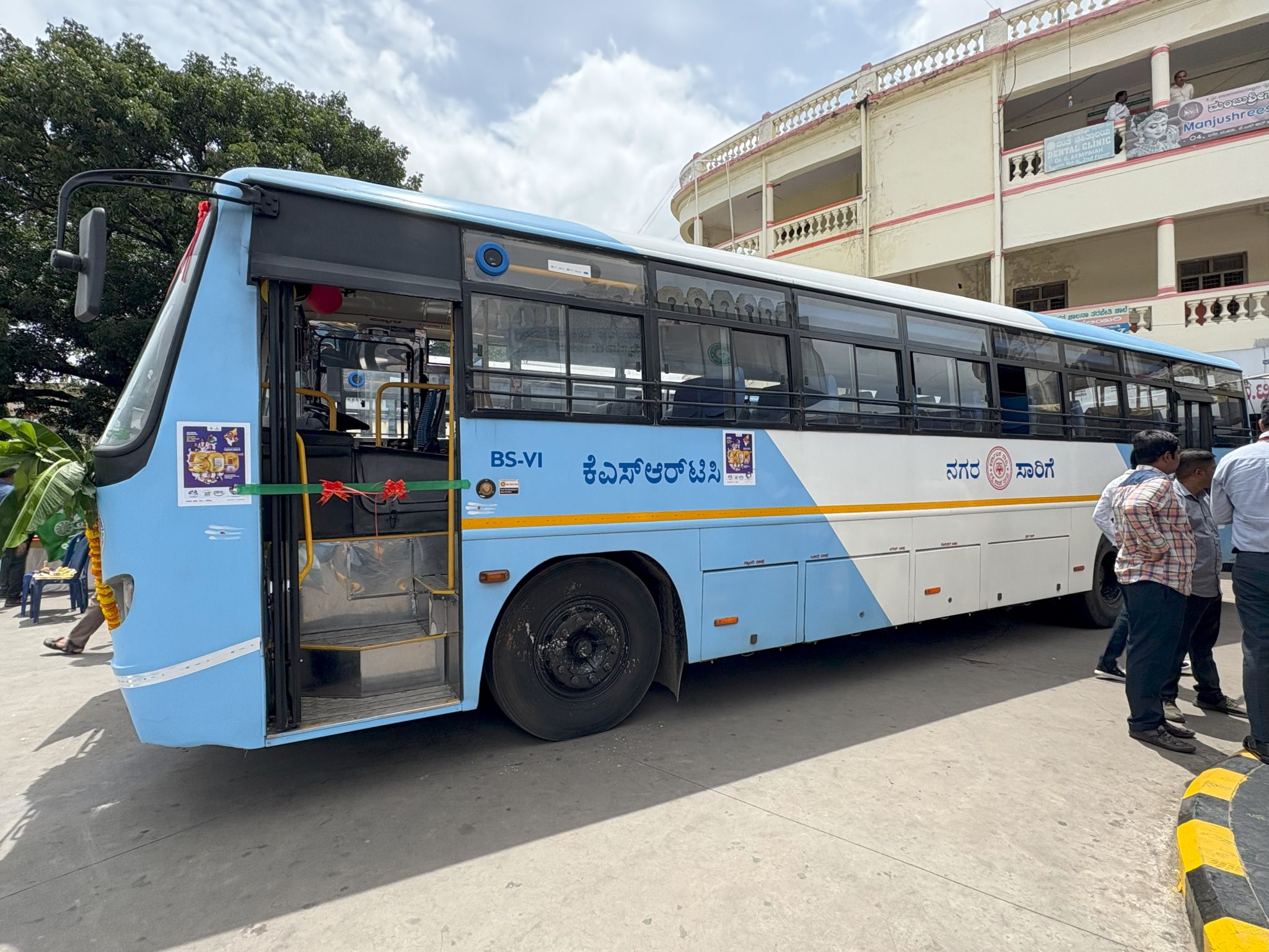 Image of the the time when OnBoard device was launched in Bangalore.